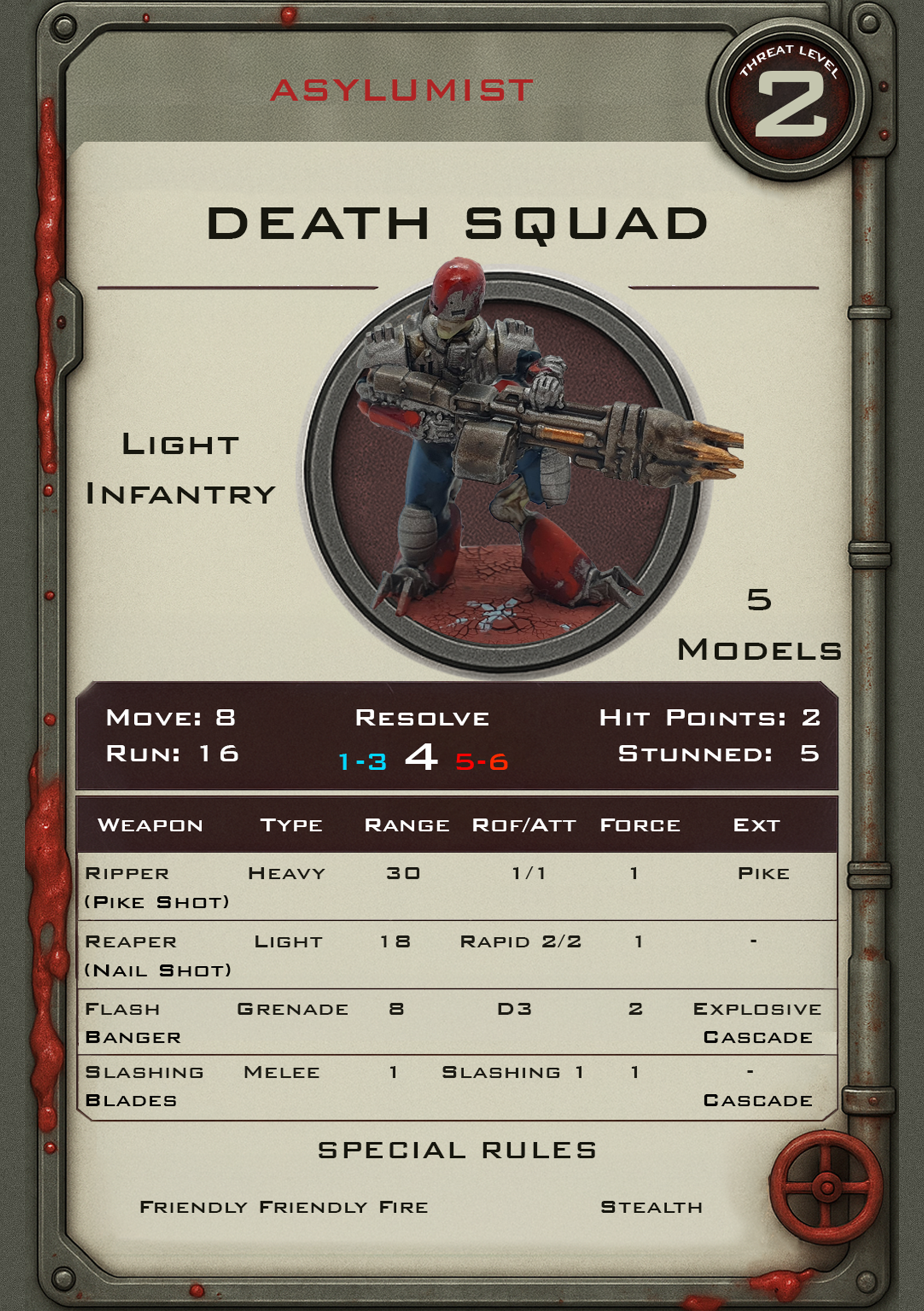 Death Squad OPDAT profile card