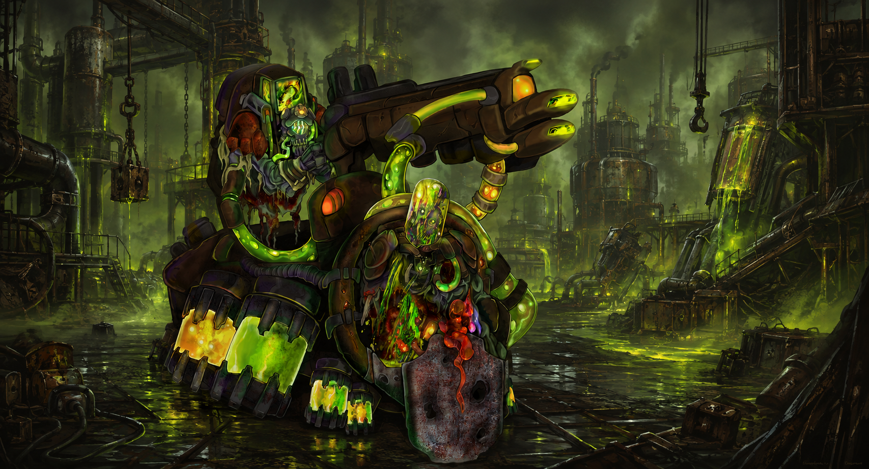 Green Eyes Loader illustration