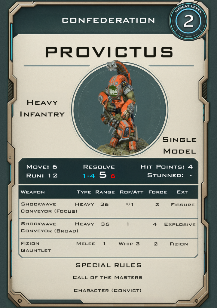 Provictus OPDAT profile card