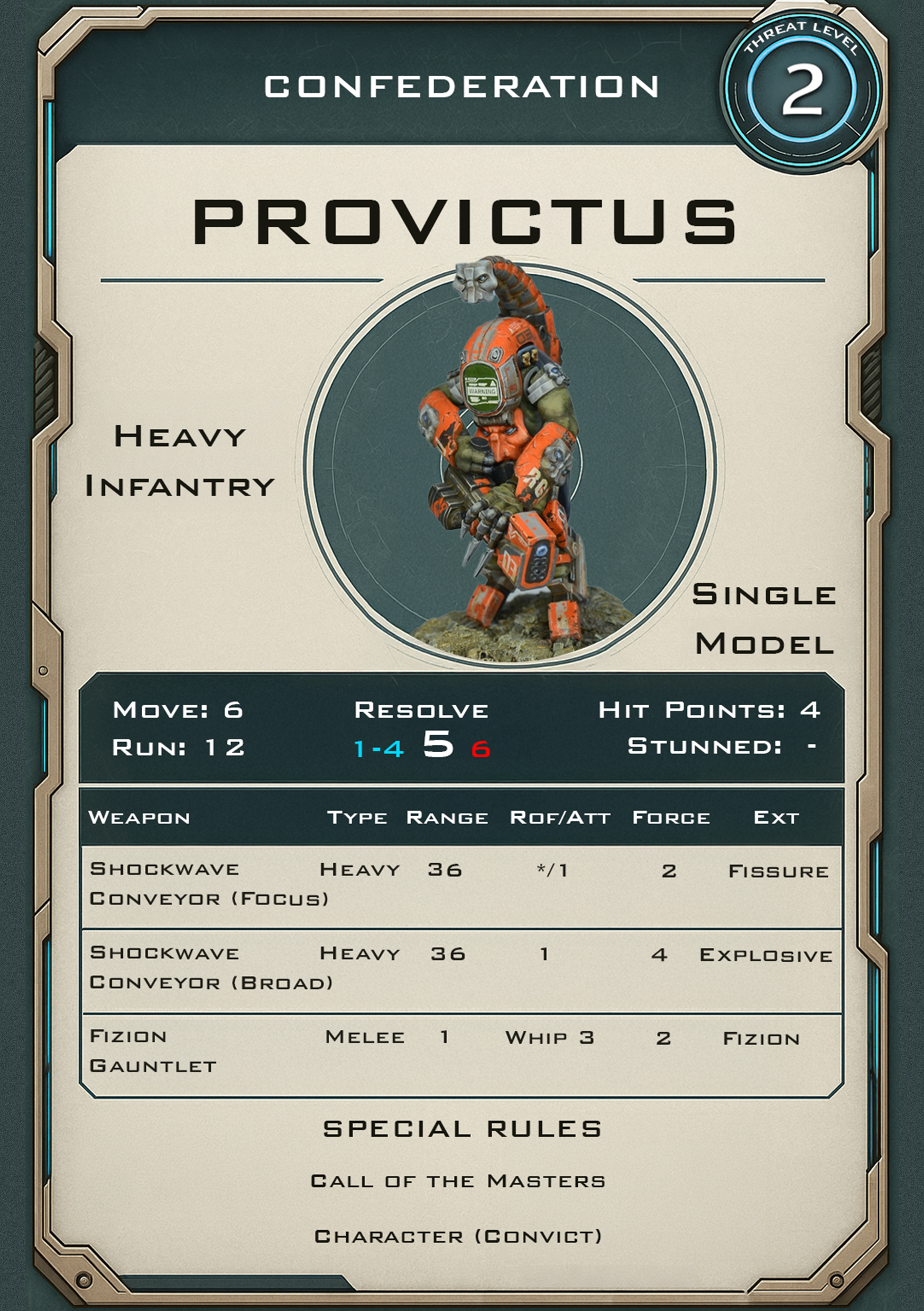 Convict Provictus OPDAT profile card